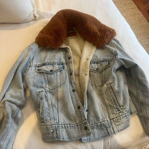 Levi’s Sherpa Collar Denim Jacket